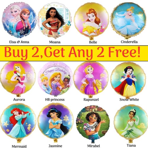 Disney princess foil helium - foil,