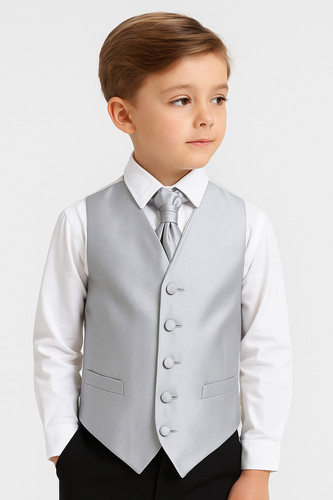 Boys plain satin page - satin, boy