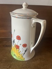 Crown Ducal “ Poppy” , Vintage / Art Deco Coffee Pot Circa 1925.