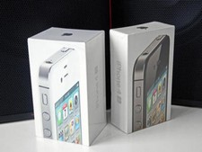 Genuine Apple iPhone 4S / 4 Empty Box Black / White WITH/WITHOUT ACCESSORIES