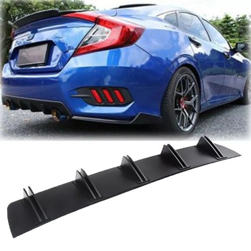 Black car rear - rear, lip