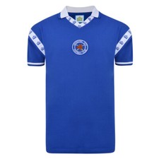 1976 LEICESTER CITY SHIRT BNWT OFFICIAL SCORE DRAW SMALL S NEW RETRO HOME SHIRT