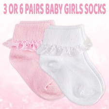 Newborn Baby Girls 3 6 Pairs
