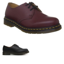 Dr. Martens Unisex Shoes 1461 3 Eyelet Smooth Lace-Up Oxford Smooth Leather