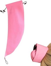 Waterproof Hair Sleeve, Crown Washing Shower Cap Ponytail For Long Hair