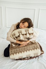 Sheepskin Wool Throw Blanket |