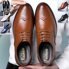 Mens Leather Smart Casual