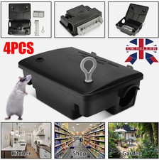 4PCS RODENT BOX TRAP STATION -