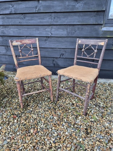 Pair regency georgian faux - of,