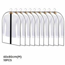 10Pcs Zip Clear Polythene