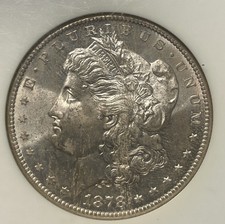 1878 S Morgan Silver Dollar $1