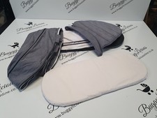 Icandy Peach 6 Light Grey Check Complete Carrycot Fits Peach 5 6 7