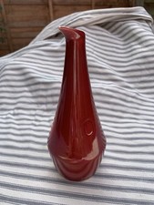 Mid-Century Jie Sweden Ceramic Vase / Pitcher – Red Glaze