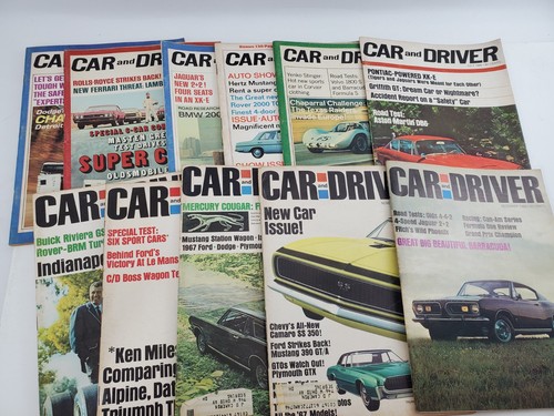 Car and driver magazine - magazine, 1966