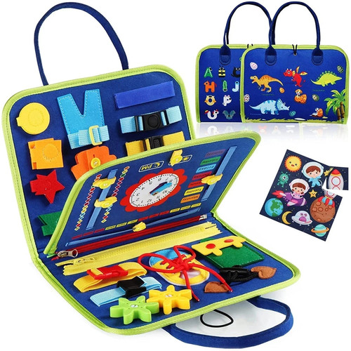 Toddler montessori busy board - toddler,