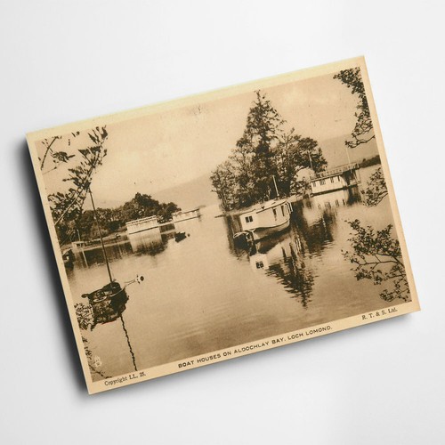 Print vintage scotland - print,