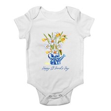 Happy St David's Day Baby Grow