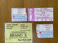 BRAND X (PHIL COLLINS) 4 	TICKETS
