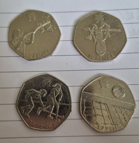 London olympics 50p coins - 4,