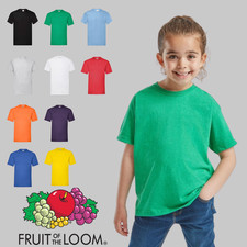 Kids Plain T-Shirt Boys &