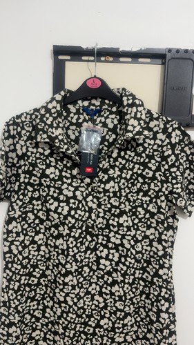 Short sleeved and midi floral - and,