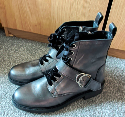 Clarks black leather - black,