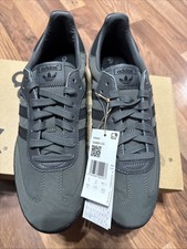 Adidas Size 9 Samba OG IH9993 Men’s Grey N Black Shoes Brand New In Box