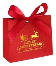 5x Red Merry Christmas Gift