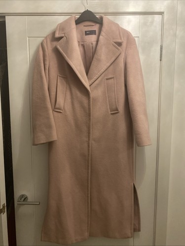Ladies long pea coat - m&s, size
