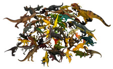 HUGE Toy Dinosaur Job Lot Assortment Plastic Figures Kids Play Set - D37 O853