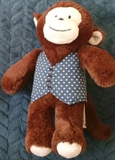 Mothercare brown monkey with - brown,