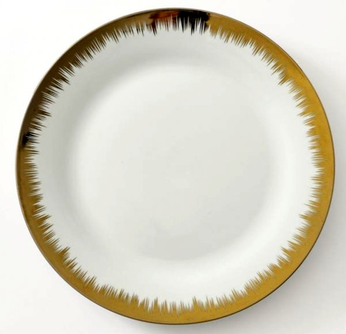 Plates ceramic white - white, flat
