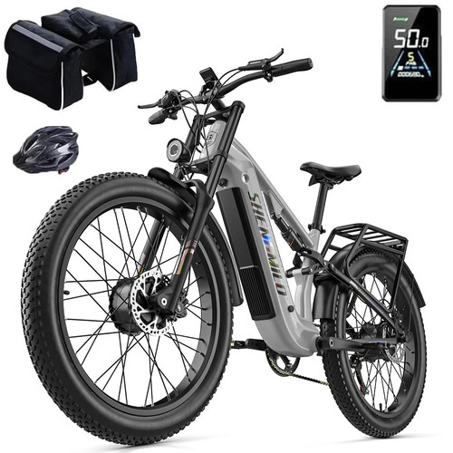 Dual motor electric bike - motor, 26"