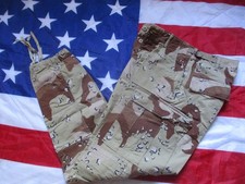 GENUINE 83 issue USA usmc GULF WAR 1 DAY DESERT choc chip CAMO BDU TROUSERS m65