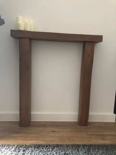 Solid oak fire surround - solid,