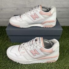 New Balance 550 Trainers Shoes Women's UK 6 EU 39 White / Pink Non-Marking Sole