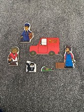 VINTAGE POSTMAN PAT wooden