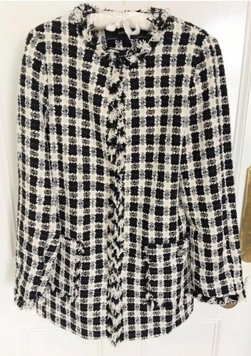 Zara checked tweed - zara,