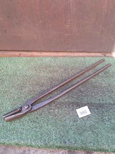 Vintage blacksmith tongs - vintage,