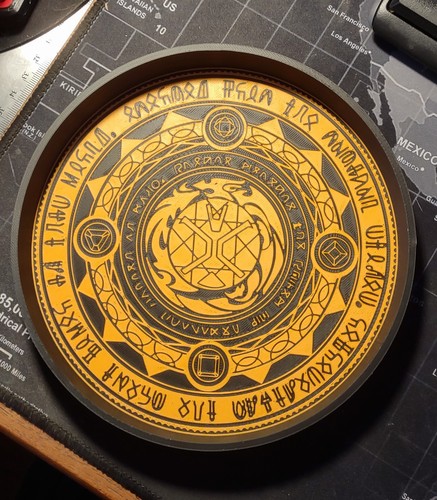 Spell shield dice - shield, tray