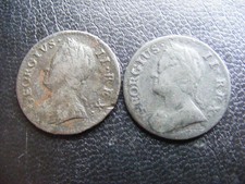 G501 George II Farthing Lot of