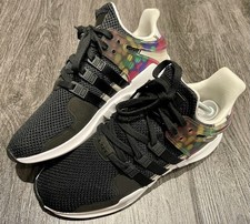 Unisex Adidas ADV Equipment EQT Black/White Trainers UK8.5 US9 EUR 42.5 VGC