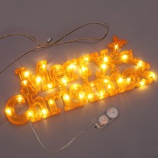 Merry Christmas Letter LED