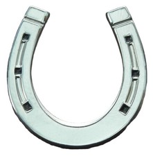 Lucky Horse shoe Pin Badge Brooch Farrier Wedding Horseshoe