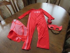 PJ Masks  costume with cape / mask / wrist bands childs age 5 / 6 years 