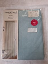 Coloroll Voile Duck Egg Curtain Panel 55" wide x 48" drop 