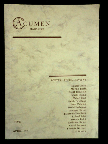 Acumen magazine five - magazine, april