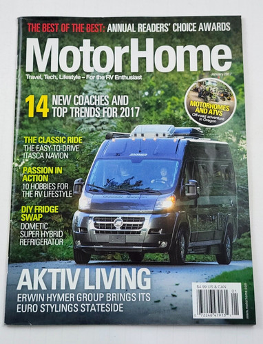 Motorhome magazine jan 2017 - motorhome,