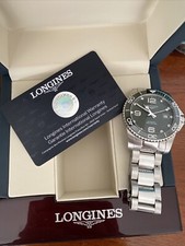 2019 longines hydroconquest 41mm Men’s Dark Green Dial And Bezel