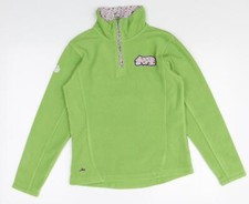 EQUI THEME Girls Green Polyester Blend Sweatshirt Size 14 Years Zip - Horse F